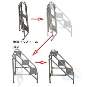 産業用折り畳み2/3/4段 ステップスツール ...の詳細画像4