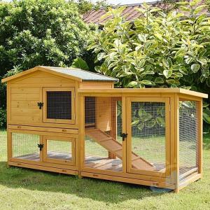 屋外木製鶏小屋耐候性大型鶏かご 6羽の鶏用の大...の詳細画像5