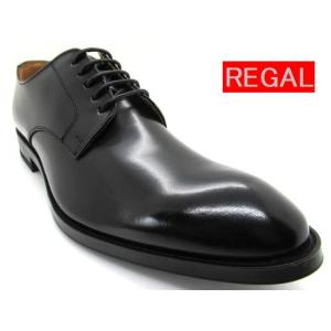 リーガル REGAL 靴 メンズ ビジネスシューズ 810R AL プレーントゥ ブラック｜靴のポッポ