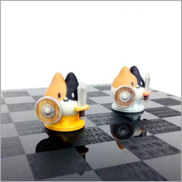 ポプ猫チェス駒[ポーン]