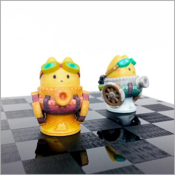 ポプ猫チェス駒[ルーク]