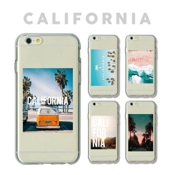 iPhone ケース 全機種対応 ハードケース スマホケースカリフォルニア アメリカ ビーチ 海 夏...