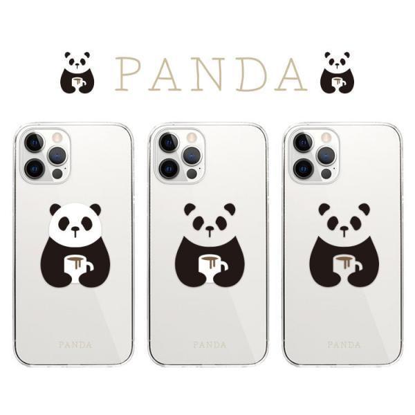 iPhone ケース 全機種対応 ハードケース スマホケース クリアケース パンダ アニマル 動物 ...