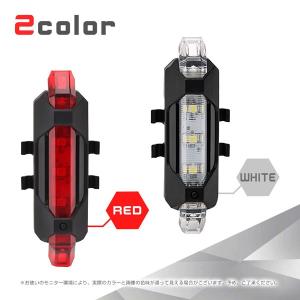自転車 ライト LED 防水 USB充電 テー...の詳細画像1