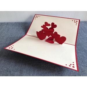 3Dポップアップカード ラブリーハート