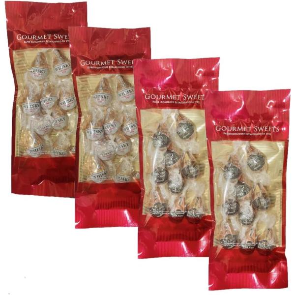 モロゾフ ウイスキーボンボン ブランデーボンボン 各2個セット