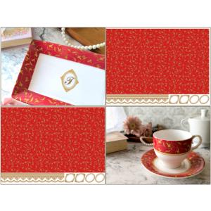 ポーセラーツ 転写紙 【白磁用】水彩 SWEET WREATH スイートリース転写