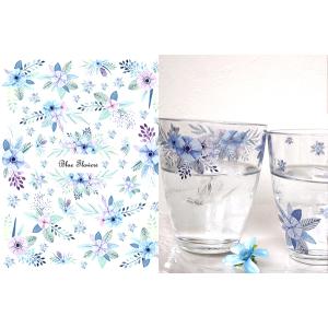 ガラス用】ミモザ転写紙 mimosa ポーセラーツ 転写紙 : ポーセショップ