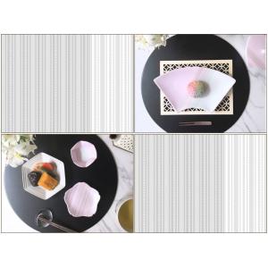 ポーセラーツ 転写紙 【白磁用】Floral Pattern Pink Orange