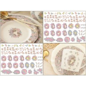 ポーセラーツ 転写紙 【白磁用】Lovelyもふもふシマエナガ転写紙