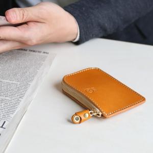 コインケース 革 L字ファスナー 小銭入れ メ...の詳細画像1