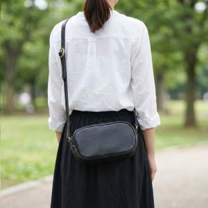 ポシェット ショルダーバッグ 革 栃木レザー ...の詳細画像4