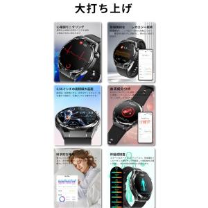 スマートウォッチ 日本製センサー 血糖値 通話...の詳細画像3