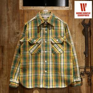 WAREHOUSE（ウエアハウス） ウェアハウス フランネル シャツ 長袖 チン
