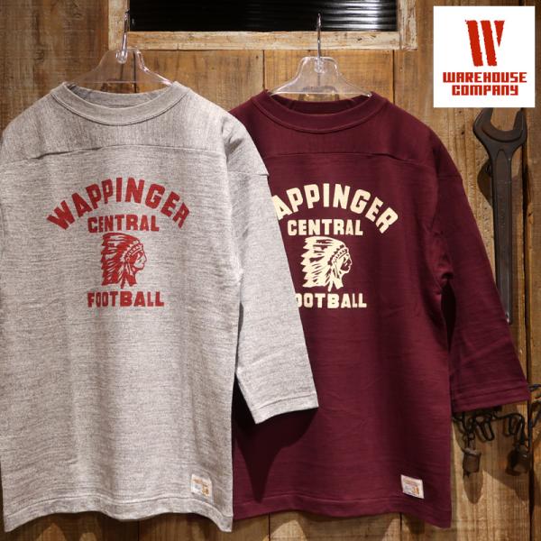 【送料無料】 WAREHOUSE（ウエアハウス）  Lot.4063 7分袖フットボールTシャツ “...