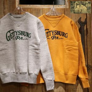 【送料無料】 COLIMBO（コリンボ） “GETTYSBURG/キーストーンスウェットシャツ "ゲティスバーグ"” ZA-0433 メンズ アメカジ 吊り裏毛 丸胴 日本製｜PORKYS