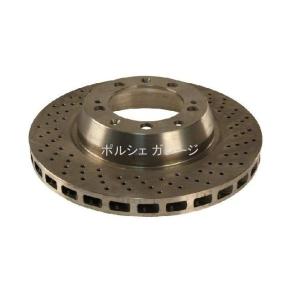 ポルシェ リア ドリルド ブレーキローター 左右 322X28MM 911 993/3.6