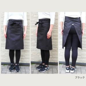 エプロン ミドル ギャルソン 前掛け 業務用 ...の詳細画像1
