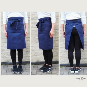 エプロン ミドル ギャルソン 前掛け 業務用 ...の詳細画像2
