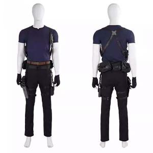 BIOHAZARD RE：4 　Resident Evil RE：4 バイオハザード LEON レオン Leon S. Kennedy レオン・S・ケネディ コスプレ衣装 Tシャツのみ イベント ゲーム