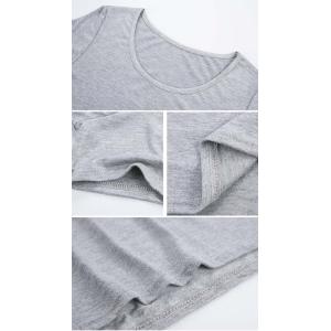 選べる2丈 ロングTシャツ インナーワンピース...の詳細画像2