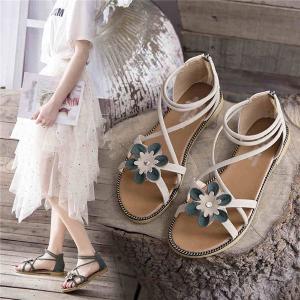 サンダル 花飾り サマーサンダル レディース ...の詳細画像1