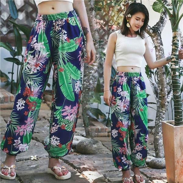 ヨガパンツ 24色 レディース パンツ ヨガパン エスニック柄 象 レディース タイパンツ ヨガ ウ...