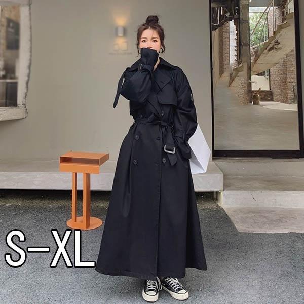 トレンチコート レディース 秋コート スプリングコート 超ロング トレンチ コート ロング丈 ロング...