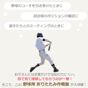 野球用 折りたたみ作戦盤 ベースボール コーチ...の詳細画像1