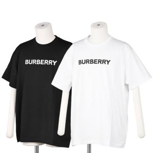 バーバリー／BURBERRY "HARRISTON"ロゴプリント コットン オーバーサイズ 半袖Tシャツ(ホワイト・ブラック) 8055307・BLACK／8055309・WHITE｜posecafe2