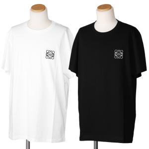 ロエベ／LOEWE "レギュラーフィット Tシャツ(コットン)"クルーネック半袖Tシャツ(ホワイト) H526Y22X75 2100／WHITE｜posecafe2