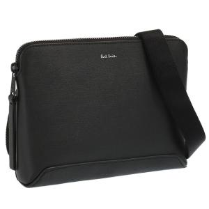 ポールスミス／PAUL SMITH "MEN BAG MUSETTE EMB・シティエンボス ミュゼットバッグ" 斜め掛けショルダーバッグ(ブラック) M1A 7172 ASGRAI 79／BLACK｜posecafe2