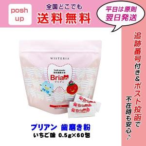 ブリアン いちご味 歯磨き粉 子供 虫歯予防 60包 ブリス菌