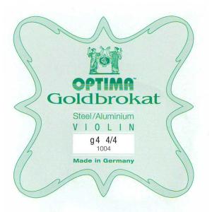 【Lenzner／Goldbrokat】ゴールドブラカット　バイオリン弦 4G　分数サイズ｜positive
