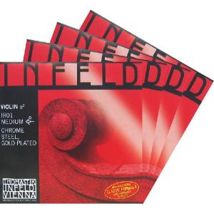 Infeld-RED　インフェルドバイオリン弦　赤　SET(1E=IR-01)｜positive