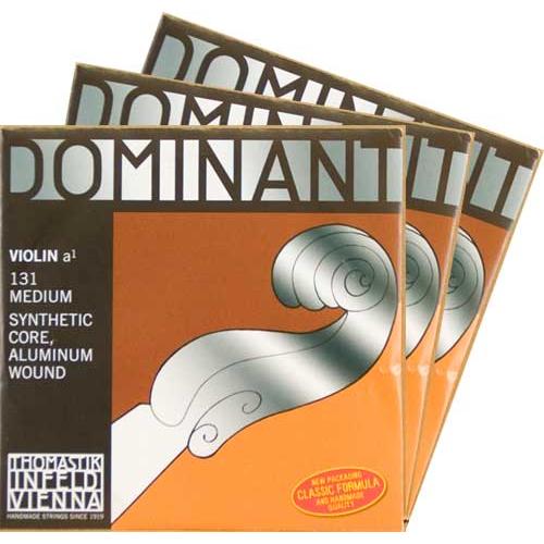 Dominant　ドミナントバイオリン弦　2A・3Dシルバー・4Gセット　4/4