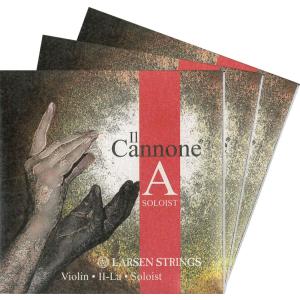 【Larsen Il Cannone Soloist】ラーセン　イルカノーネ　ソリスト　バイオリン弦　2A・3D・4G　SET｜positive
