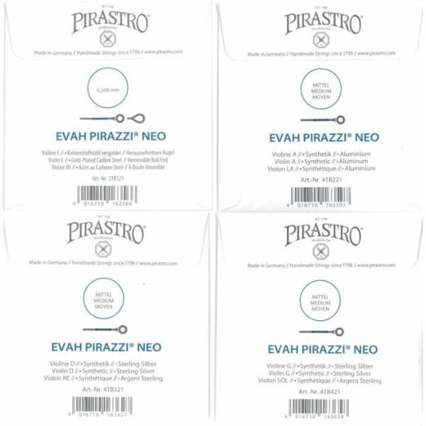 【Evah Pirazzi NEO】エヴァバイオリン ネオ バイオリン弦 SET