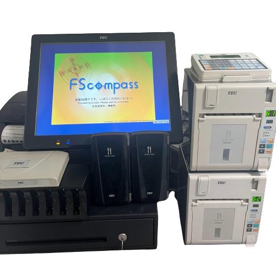 東芝テック製　中古POSレジ　QT-11のセット　設定・導入費込み　※写真は見本です