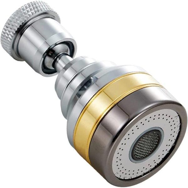 水道 蛇口 シャワー キッチン シャワー 首振り 節水 3つモード切り替え 360度回転 80度変更...