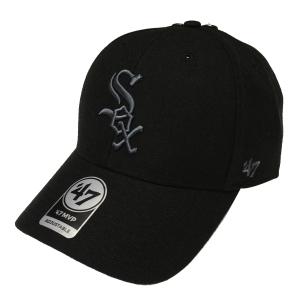 フォーティーセブン '47 WHITE SOX MVP CAP BLACK × CHARCOAL GRAY / ブラック × チャコールグレー ホワイト ソックス 6パネルキャップ 帽子｜possibility