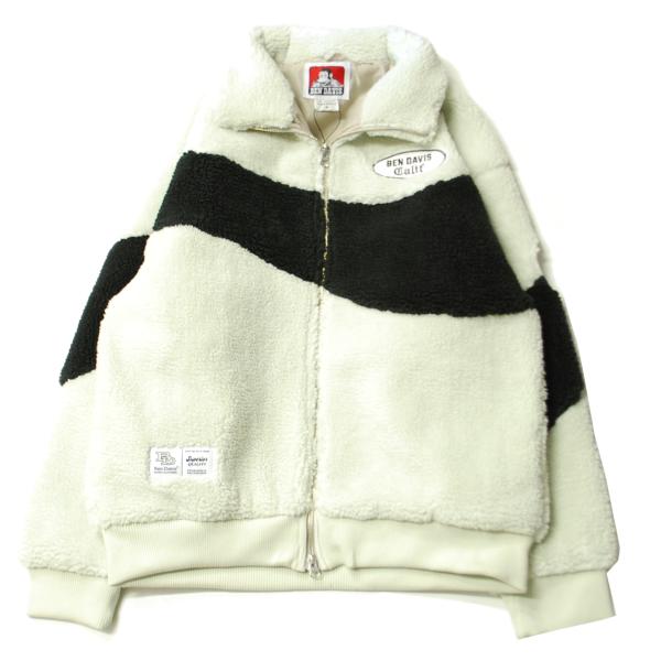 ベン デイビス BEN DAVIS HAZY BOA STAND COLLAR JACKET OFF...