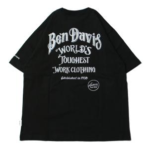 ベン デイビス BEN DAVIS CLASSIC LOGO S/S Tシャツ BLACK / ブラック 半袖｜possibility