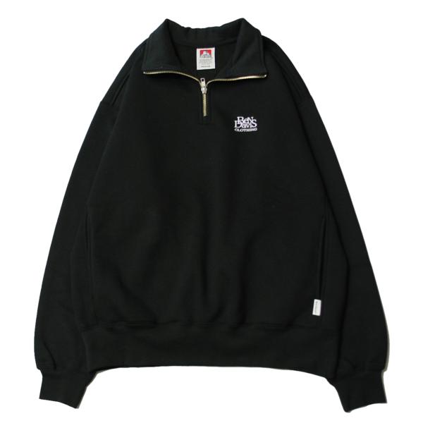 ベン デイビス BEN DAVIS BUILDER'S HALF ZIP SWEAT BLACK /...