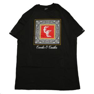 クルックス＆キャッスルズ CROOKS&CASTLES CC BANDANA S/S Tシャツ BLACK / ブラック Tシャツ 半袖｜possibility