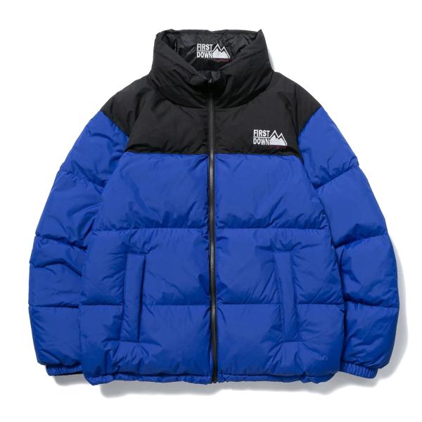 ファーストダウン FIRST DOWN BUBBLE DOWN JACKET MICROFT〓 BL...