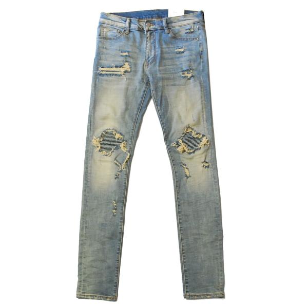 ミニマル mnml X162 DENIM STRETCH BLUE/ブルー デニム パンツ スーパー...