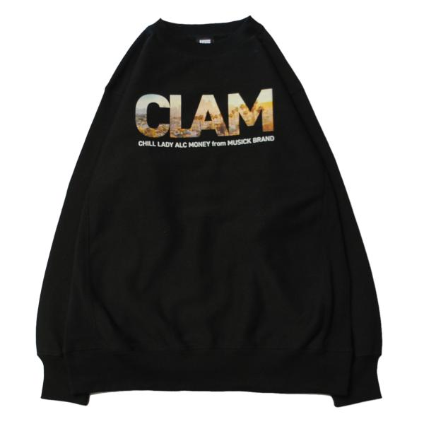 ミュージック MUSICK LIFESTYLE CLAM IN THE LOS SWEAT BLAC...