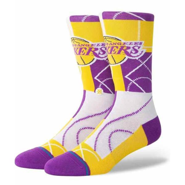 スタンス STANCE LOS ANGELES LAKERS ZONE CREW SOCKS クルー...
