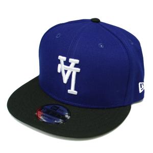 ニューエラ NEW ERA USA 9FIFTY LOS ANGELES DODGERS UPSIDE DOWN SNAPBACK CAP ROYAL × BLACK / ロイヤル × ブラック ドジャース スナップバック キャップ